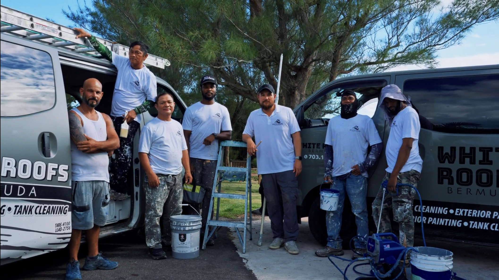 The White Roofs Bermuda team